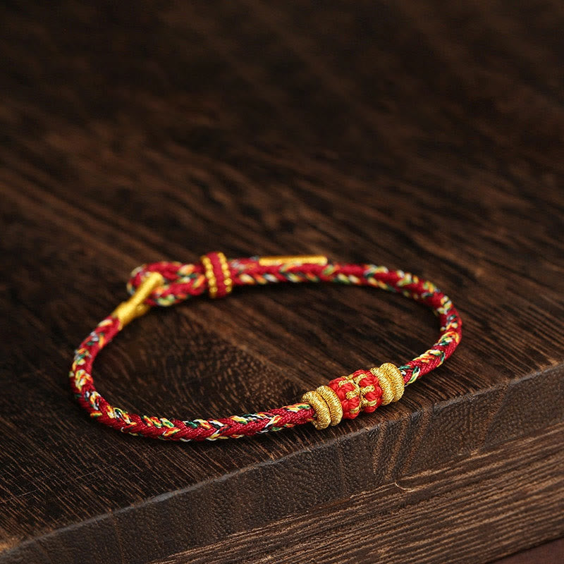 Nimara Ritual Handmade Colorful Rope King Kong Knot Braided Luck Bracelet