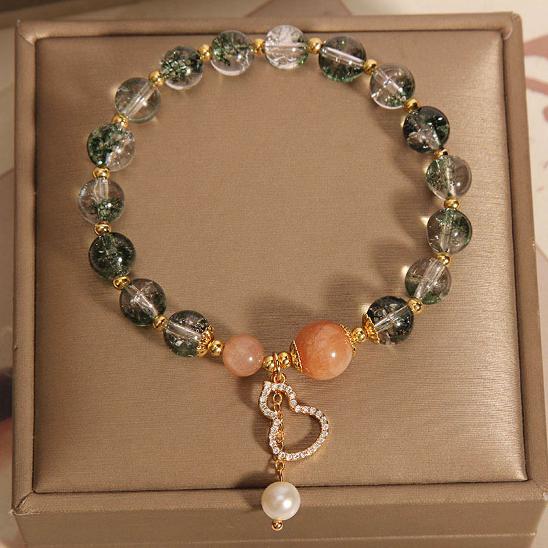 Nimara Ritual Green Phantom Gourd Charm Confidence Bracelet
