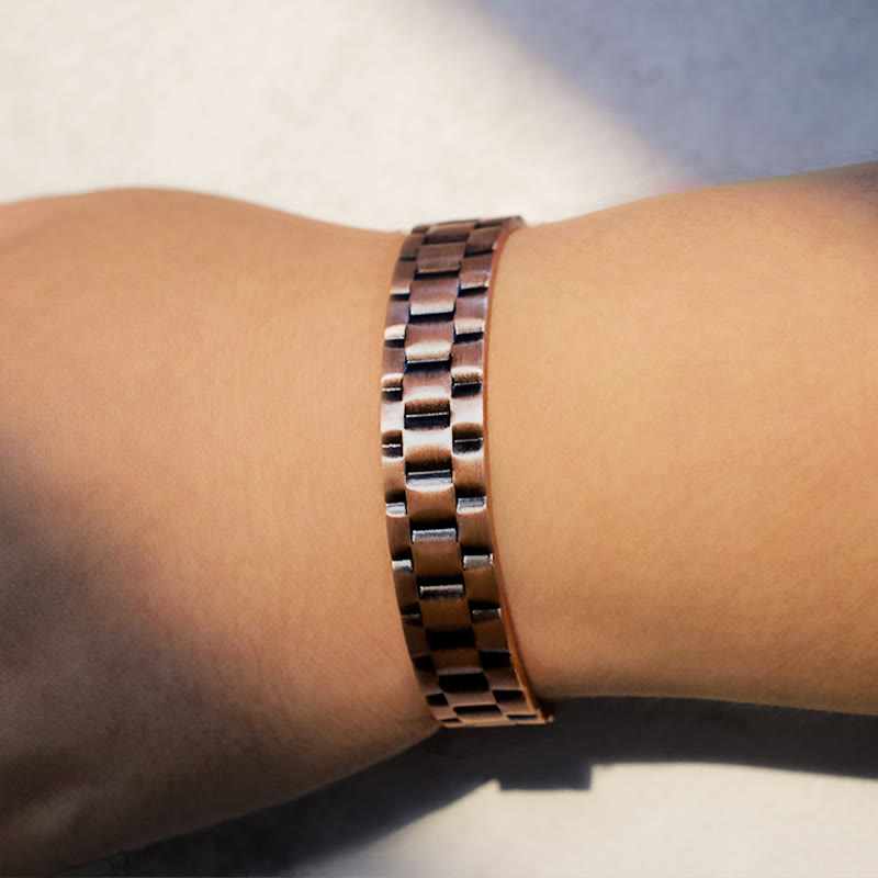 Nimara Ritual Vintage Copper Balance Cuff Bracelet