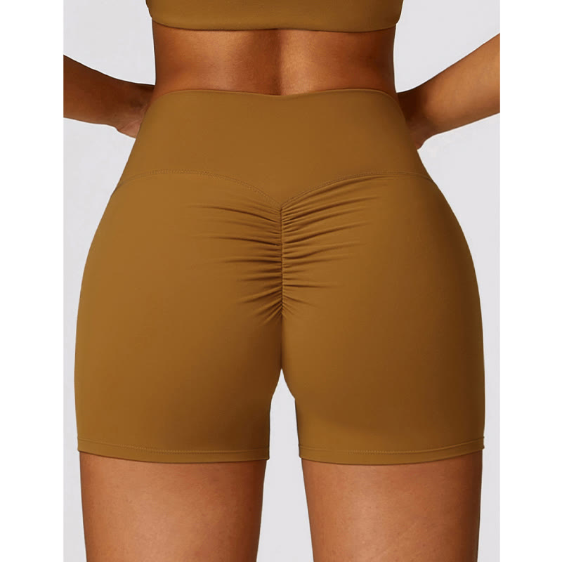 Nimara Ritual Gym Sports Yoga Backless Bra Crop Tank Top Breathable Shorts