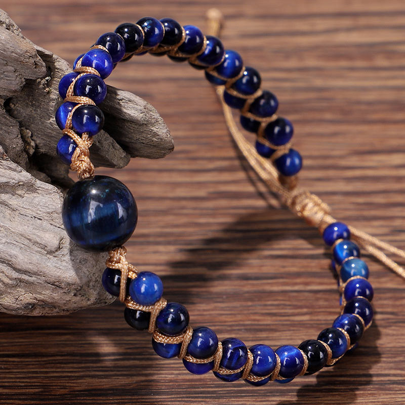 Nimara Ritual Divine Blue Tiger Eye Stone Protection Bracelet