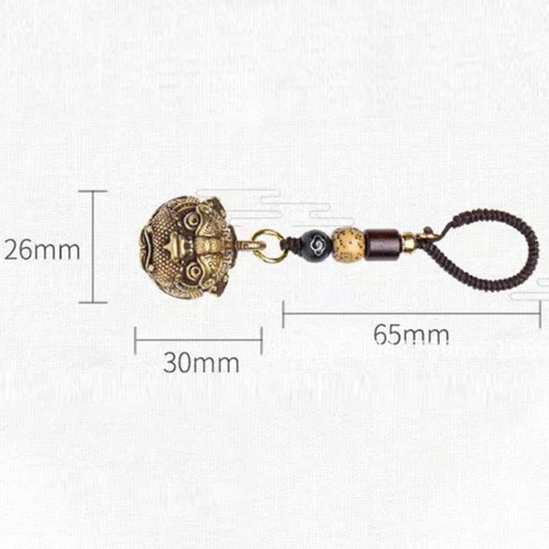 Nimara Ritual PiXiu Wealth Copper Key Chain
