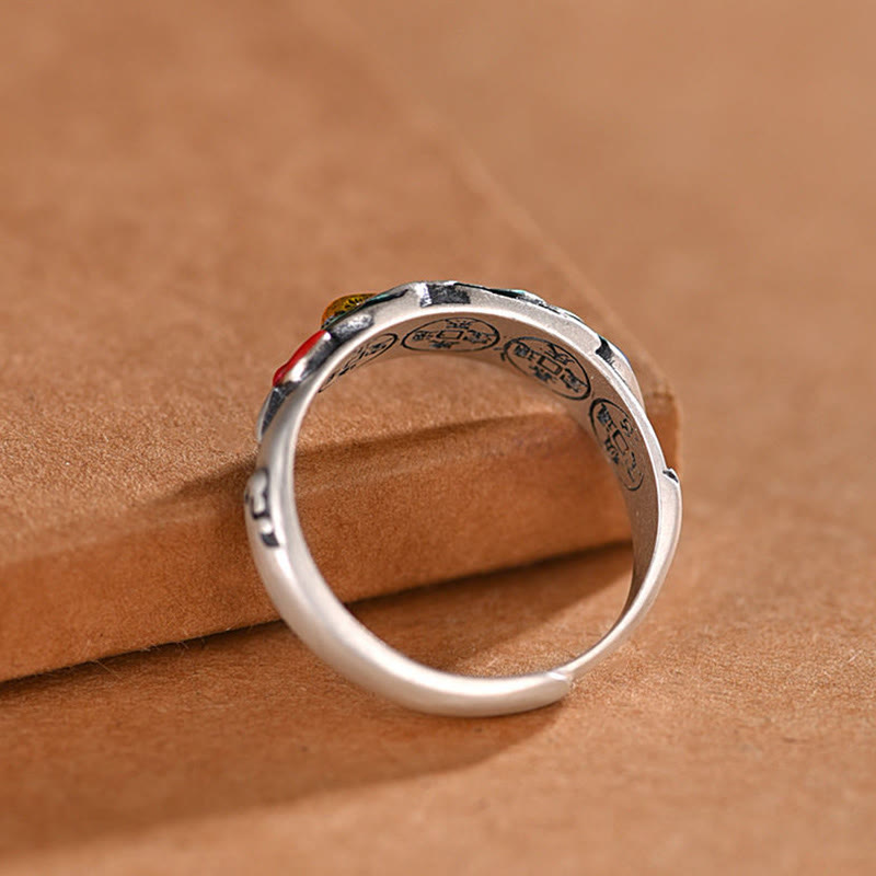 Nimara Ritual Feng Shui Five Emperor Coins Wealth Ring