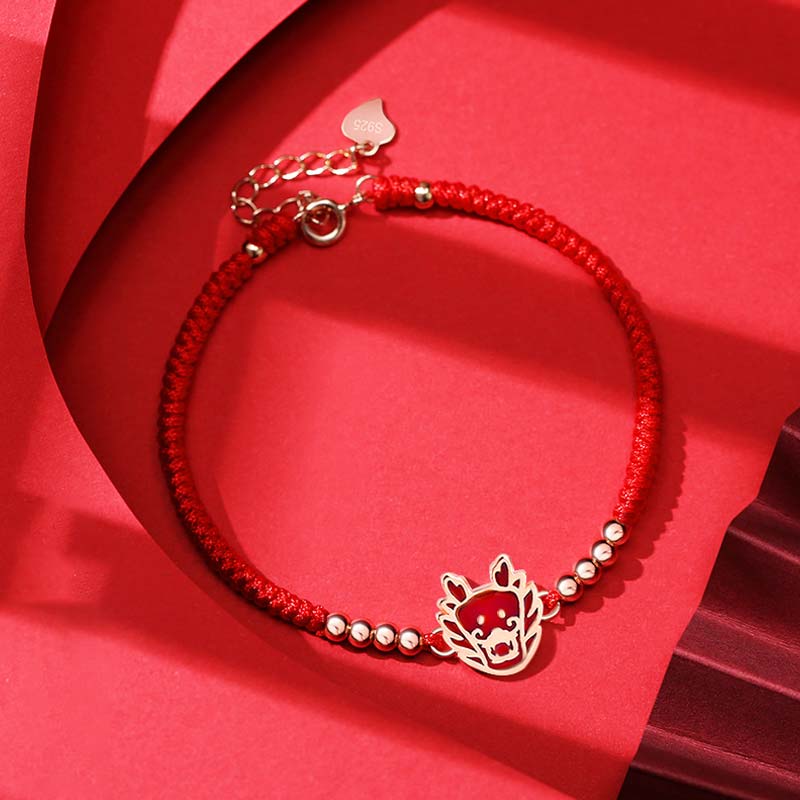 Nimara Ritual 12 Chinese Zodiac Lucky Red String Bracelet