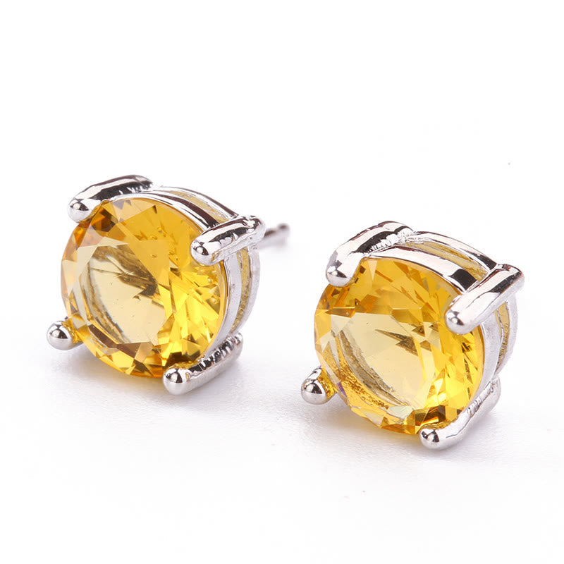 Nimara Ritual Natural Various Gemstone Amethyst Love Earrings