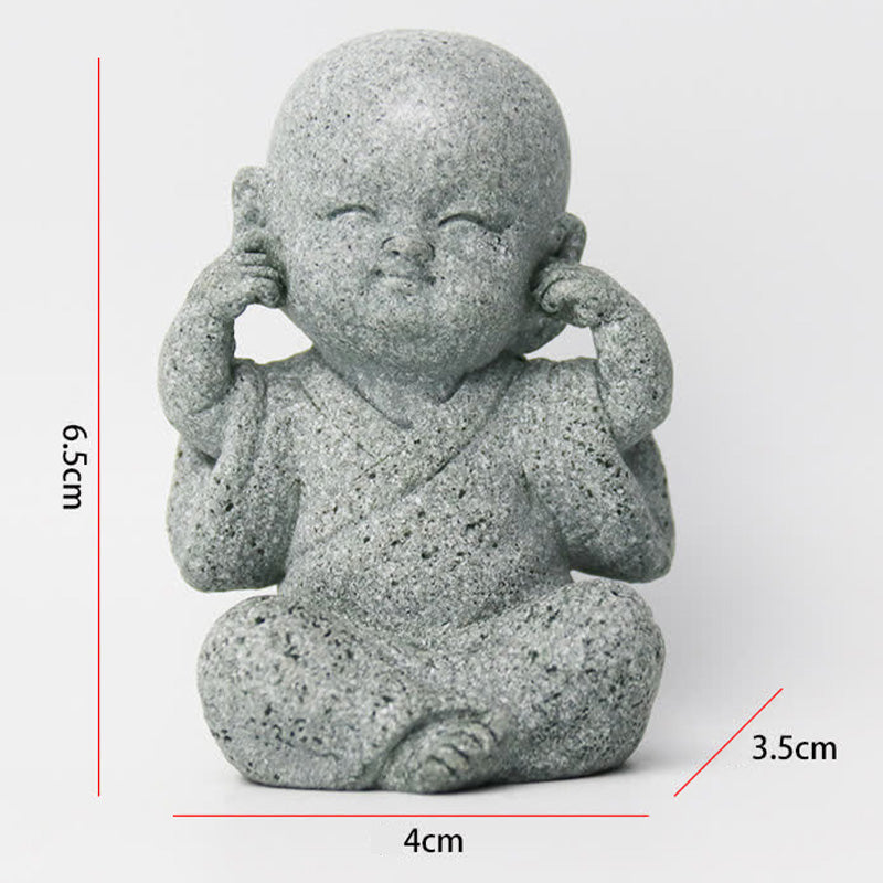 Nimara Ritual Meditation Prayer Monk Buddha Statue Serenity Home Decoration