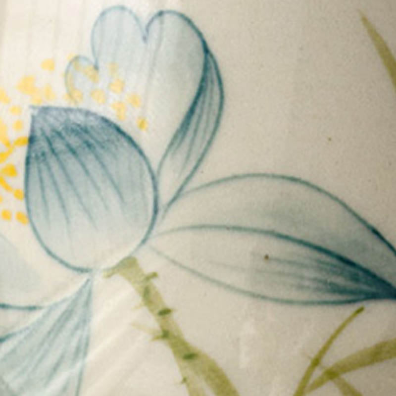Nimara Ritual Hand Painted Lotus Flower Ceramic Teacup Kung Fu Tea Cup