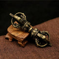 Nimara Ritual Handmade Nepal Five Prong Three Prong Vajra Dorje Strength Copper Decoration
