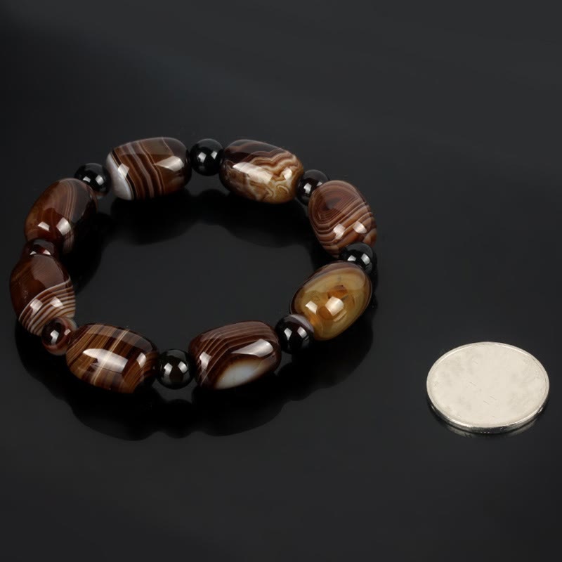 Nimara Ritual Natural Sardonyx Courage Happiness Bracelet