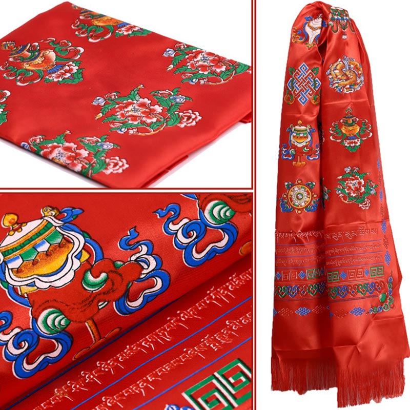 Nimara Ritual Tibetan Lucky Blessing 5 Colors Khata Decoration