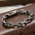 Nimara Ritual Vintage Tang Dynasty Flower Design Engraved Luck Energy Bracelet