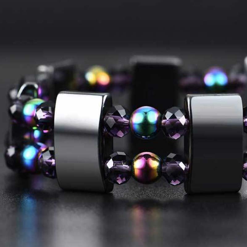 Nimara Ritual Rainbow Hematite Wellness Bracelet