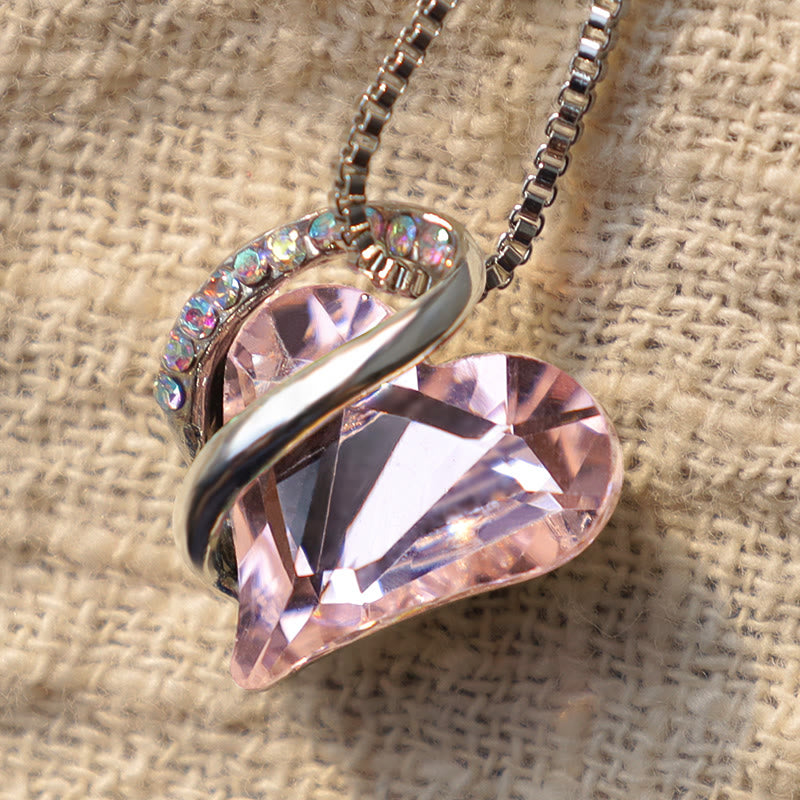 Nimara Ritual Love Heart Birthstone Healing Energy Necklace Pendant