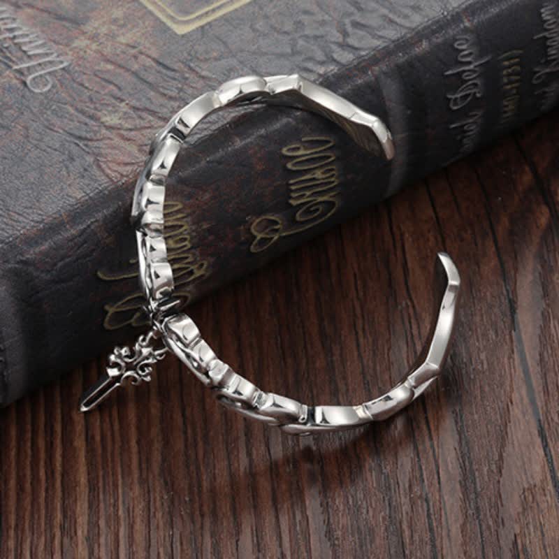 Nimara Ritual Viking Style Twisted Braided Pattern Copper Balance Bracelet Bangle