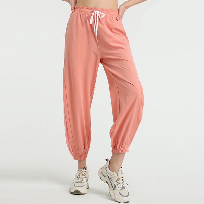 Nimara Ritual High Waist Loose Fitness Yoga Sports Track Pants With Pockets