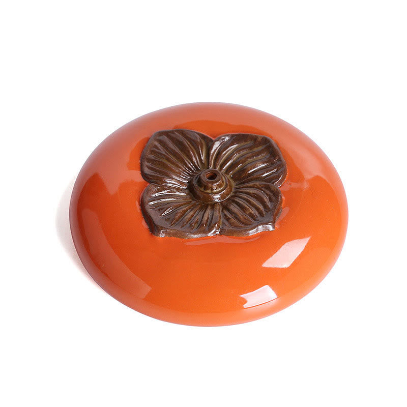 Nimara Ritual Persimmon Ceramic Meditation Healing Incense Burner Incense Holders