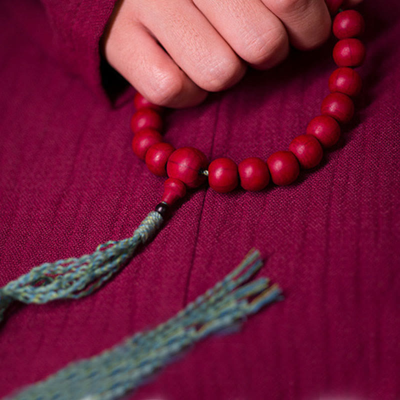 Nimara Ritual Abelia Biflora Wood Warding Off Evil Spirits Wrist Mala