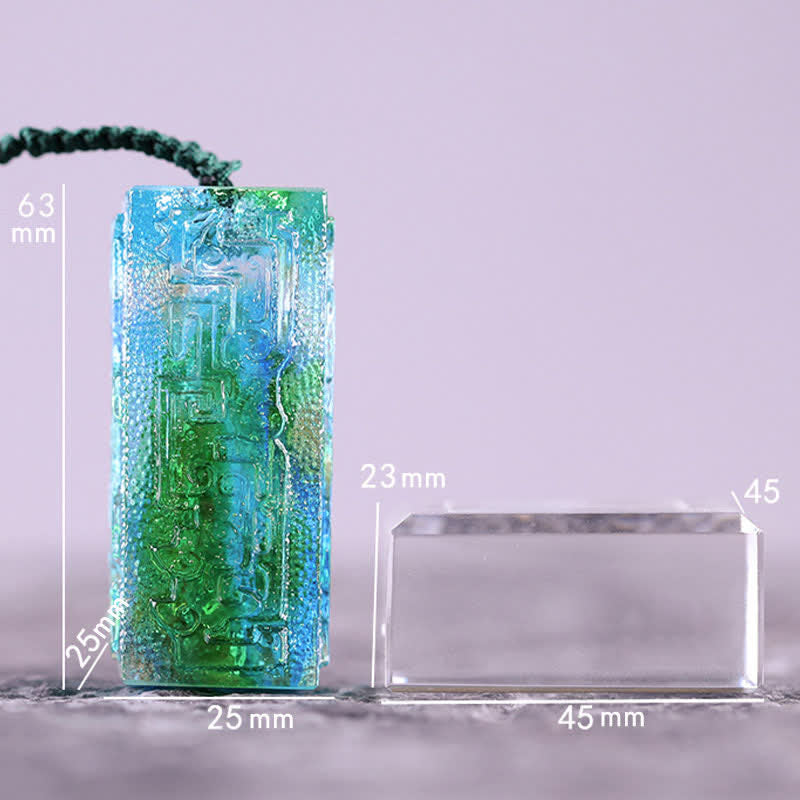Nimara Ritual Feng Shui Handmade Liuli Crystal Art Piece Home Office Decoration