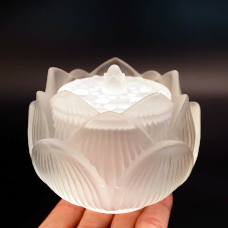 Nimara Ritual Lotus Liuli Crystal Healing Meditation Incense Burner