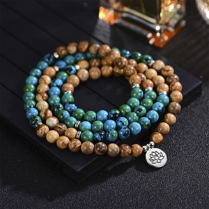 Nimara Ritual 108 Meditation Healing Multilayer Mala