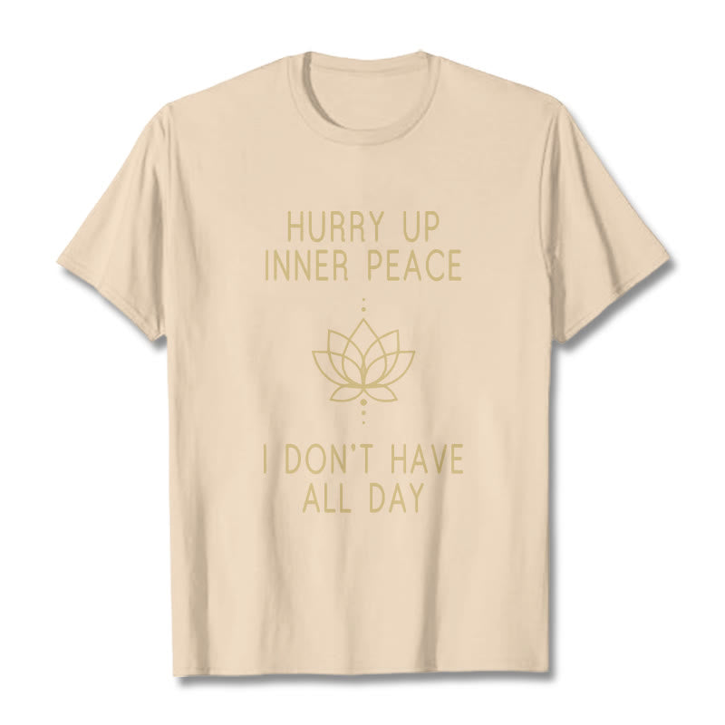 Nimara Ritual HURRY UP INNER PEACE Tee T-shirt