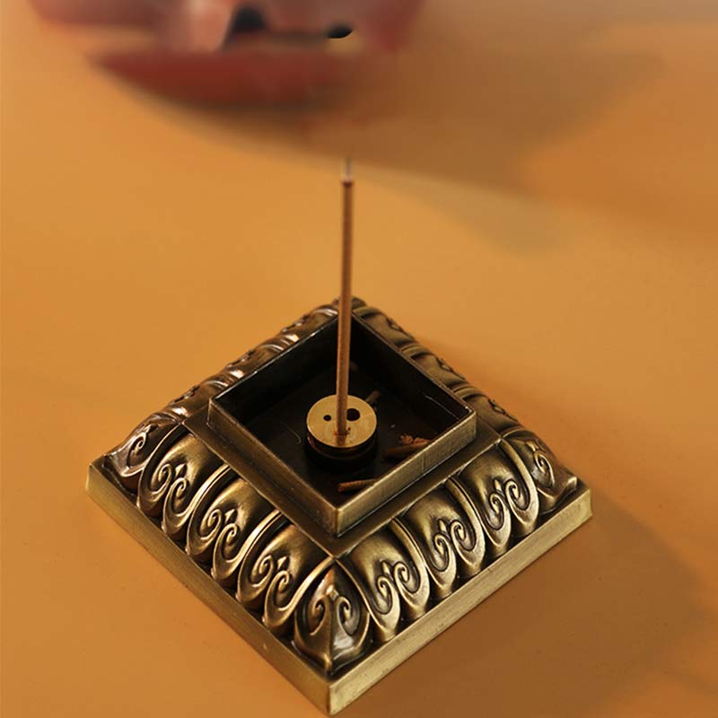 Nimara Ritual Heart Sutra Alloy Incense Holder Healing Home Decoration Incense Burner