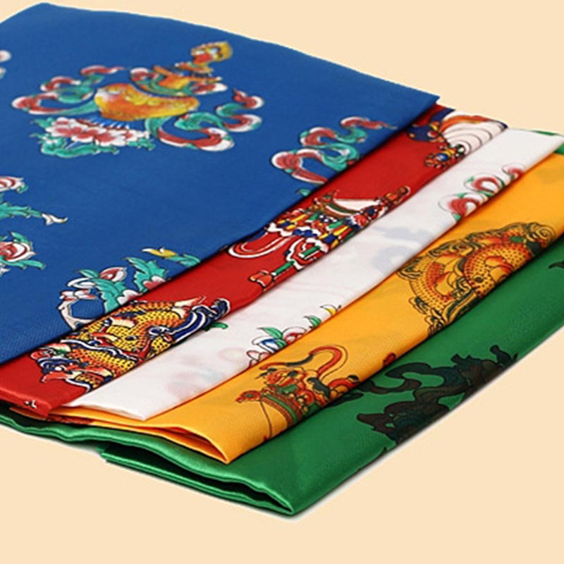 Nimara Ritual Tibetan Lucky Blessing 5 Colors Khata Decoration