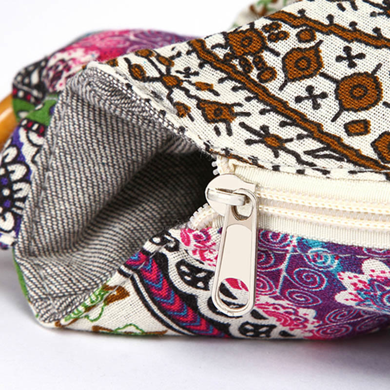 Nimara Ritual Cotton Stripes Print Crossbody Bag Shoulder Bag