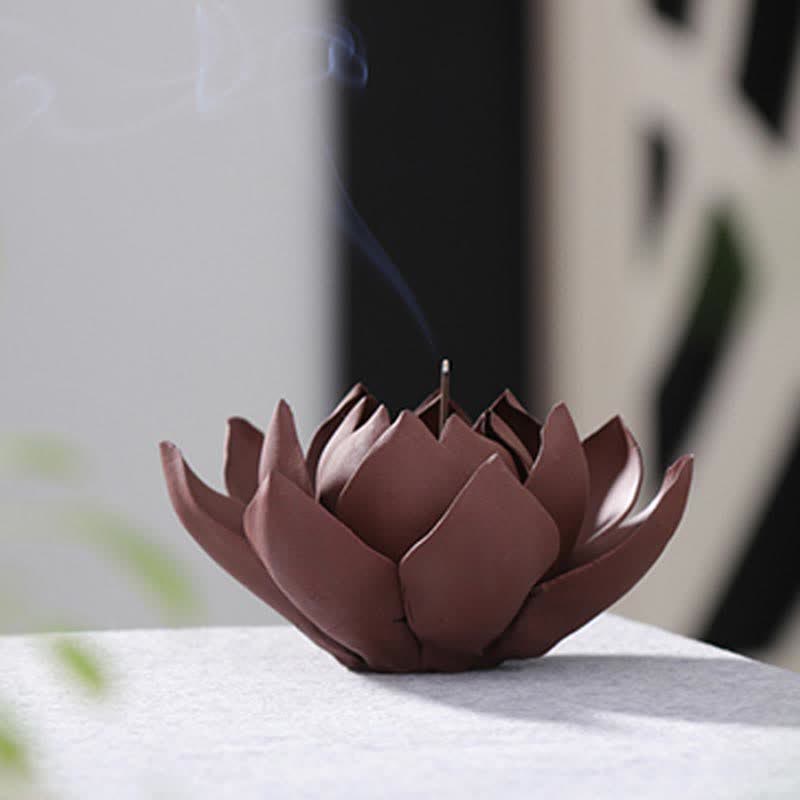 Nimara Ritual Tibetan Lotus Positive Peace Incense Burner Decoration