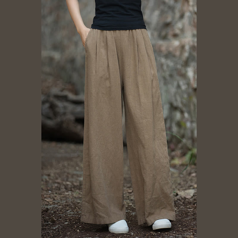 Nimara Ritual Retro Wide Leg Pants Casual Women's Yoga Pants With Pockets