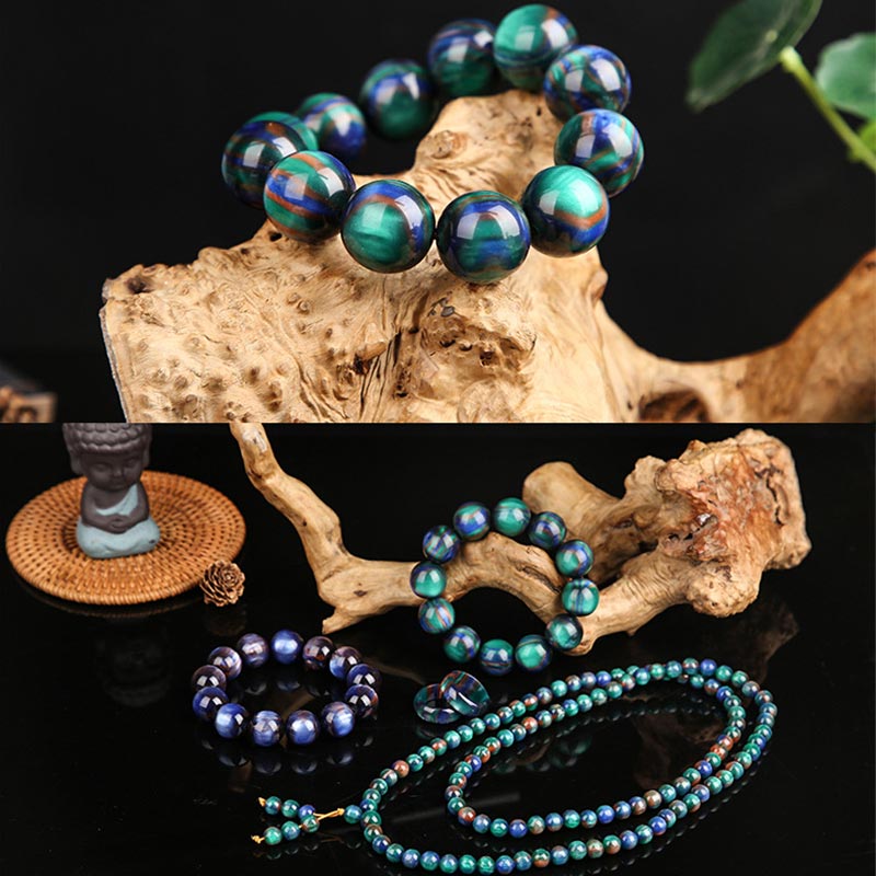 Nimara Ritual Colorful Sea Willow Mala Positive Bracelet Ring