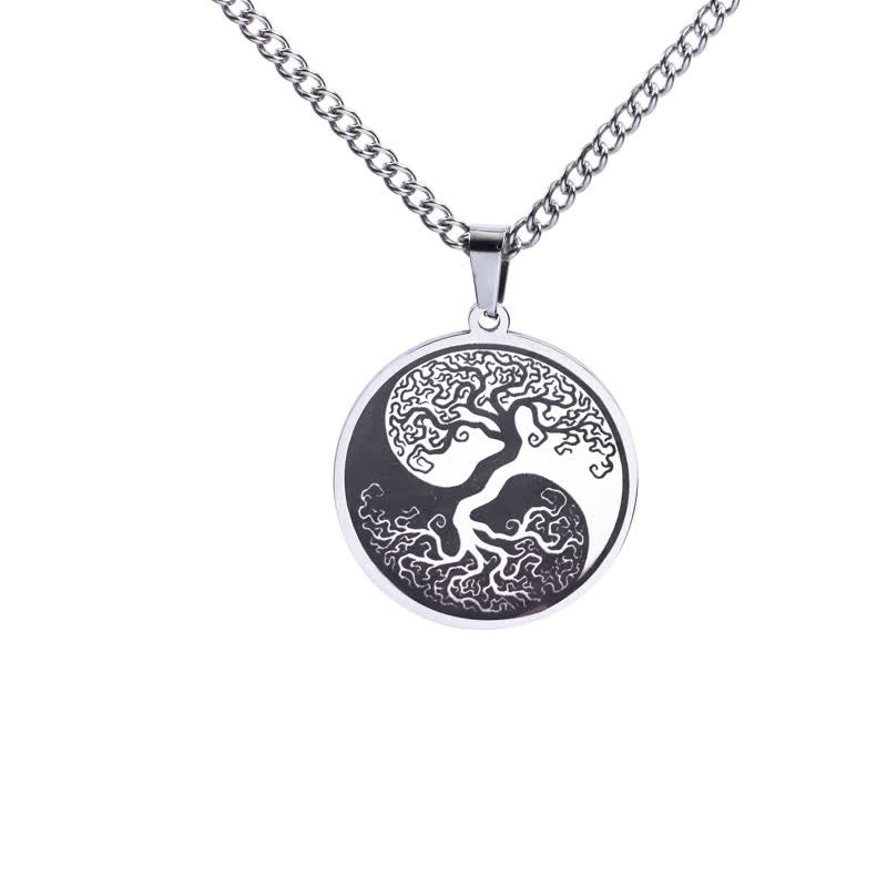 Nimara Ritual The Tree of Life Titanium Steel Connection Necklace Pendant