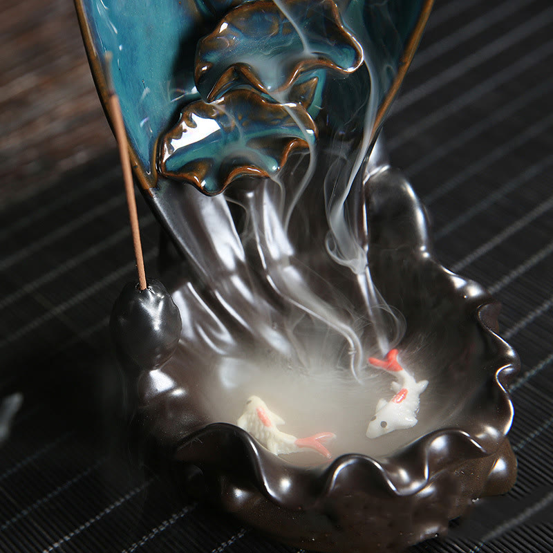 Nimara Ritual Waterfall Incense Burner Backflow Incense Holder