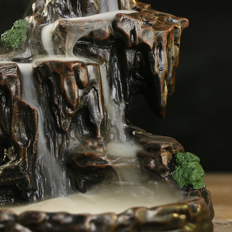 Nimara Ritual Waterfall Backflow Incense Burner Mountain Tower Incense Holders