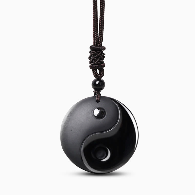 Balance YinYang Fengshui Releasing Negativity Necklace Pendant