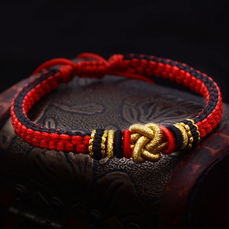 Nimara Ritual Colorful Rope True Love Knot Luck Handmade Bracelet