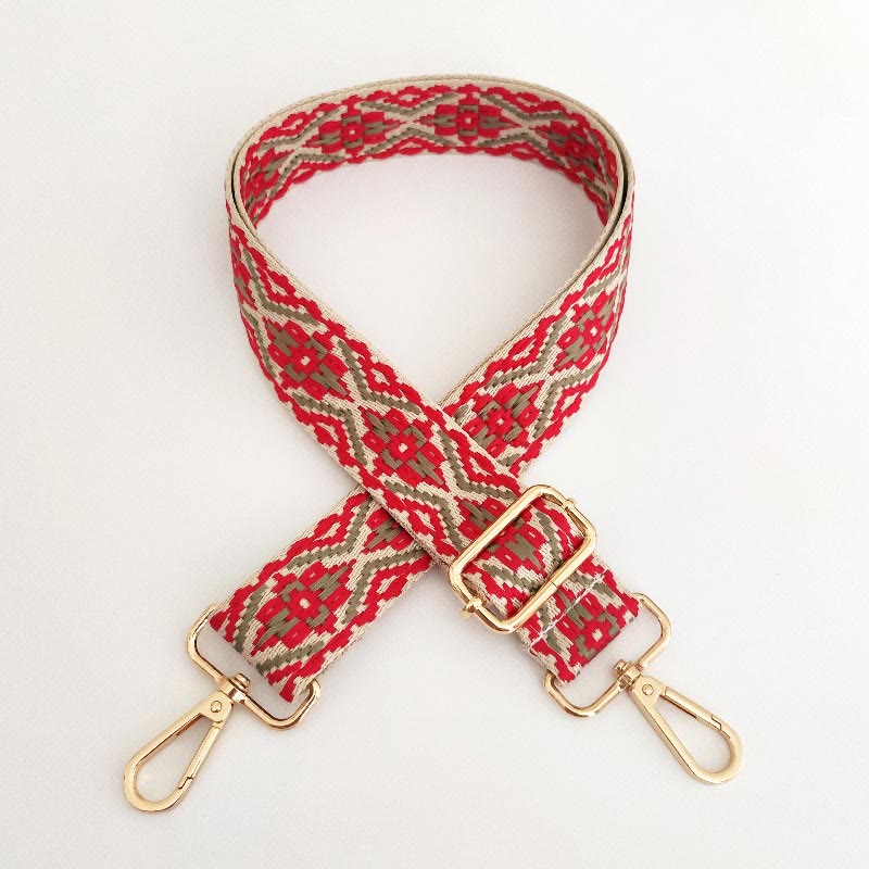 Nimara Ritual Multicolor Embroidered Shoulder Bag Straps