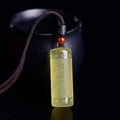 Nimara Ritual Heart Sutra Citrine Happiness Strength Necklace Pendant