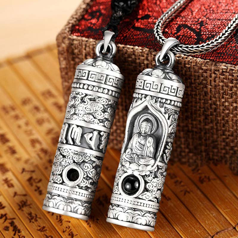 Nimara Ritual Chinese Zodiac Natal Buddha Projection Prosperity Necklace Pendant