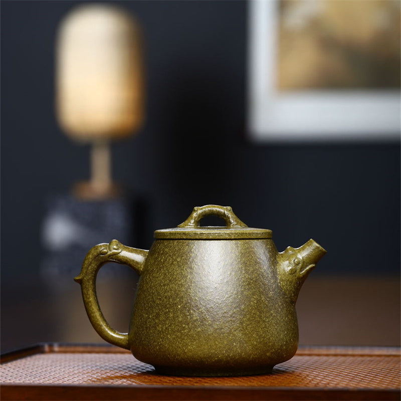 Nimara Ritual Yixing Semi-handmade Yellow Green Purple Clay Kung Fu Teapot 240ml