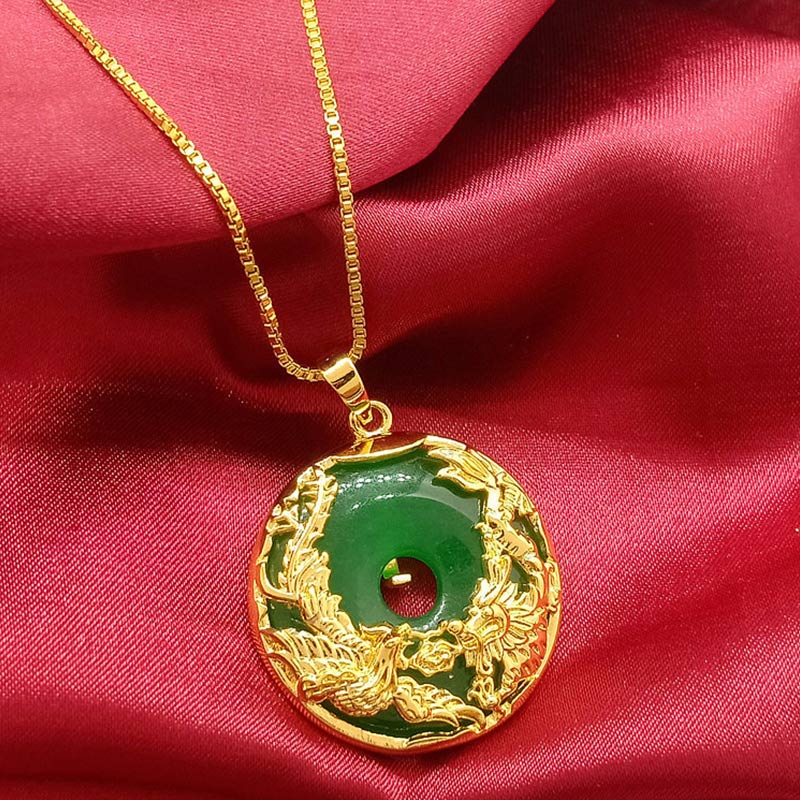 Nimara Ritual Natural Jade Prosperity Necklace