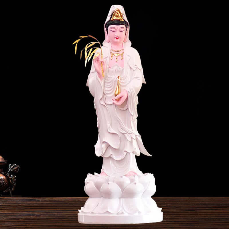 Nimara Ritual Chenrezig Bodhisattva Avalokitesvara Figurine Harmony Resin Statue Home Decoration