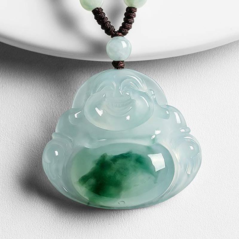 Nimara Ritual Cyan Jade Luck Necklace Pendant