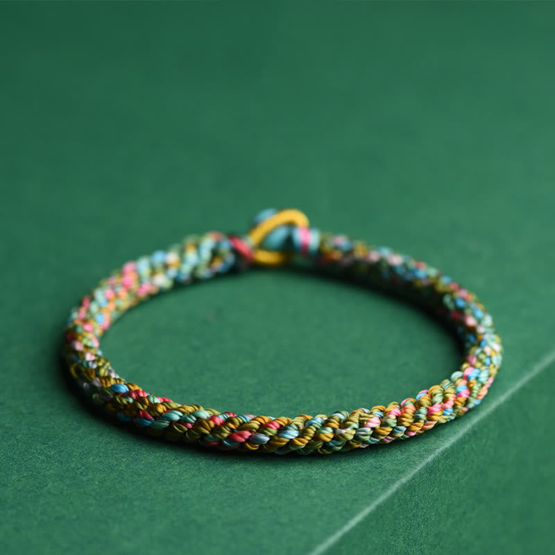Nimara Ritual Colorful Rope Luck Handcrafted Braided Child Adult Bracelet