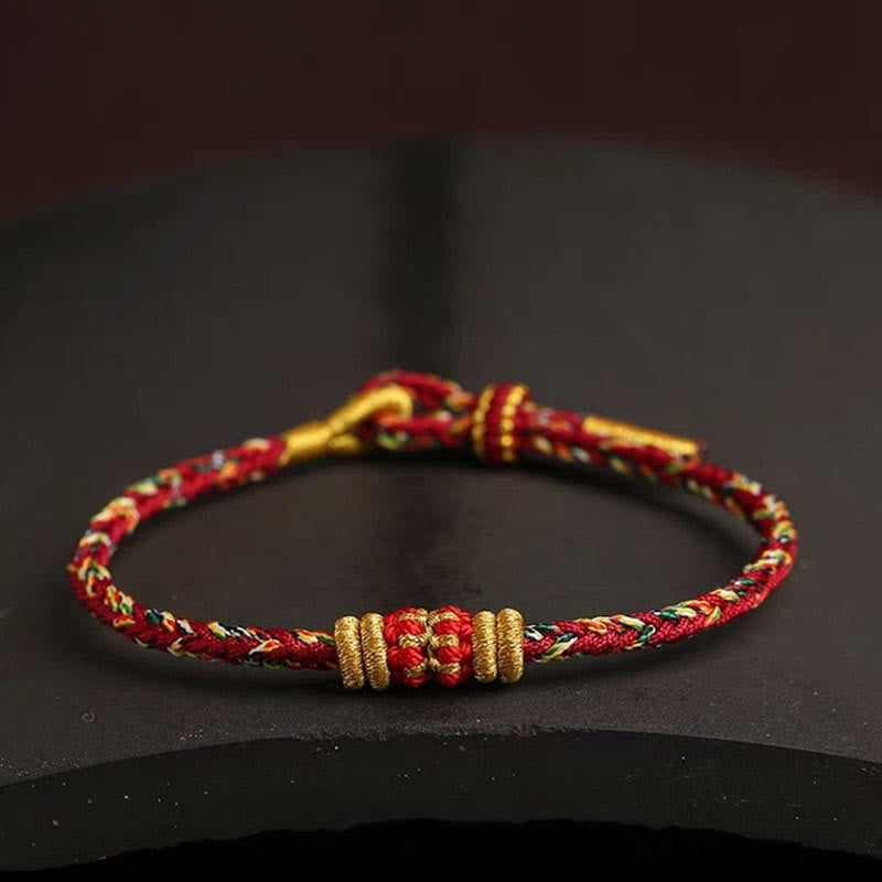 Nimara Ritual Handmade Colorful Rope King Kong Knot Braided Luck Bracelet