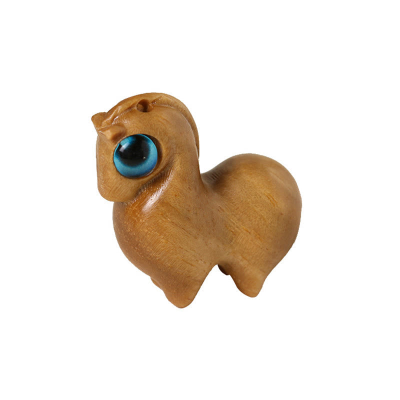 Nimara Ritual Small Leaf Red Sandalwood Green Sandalwood Lucky Mini Horse Protection Decoration