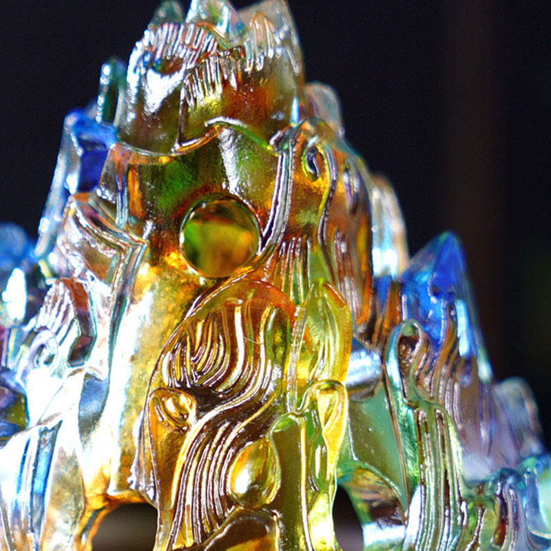 Nimara Ritual Liuli Crystal Mountain Healing Meditation Incense Burner