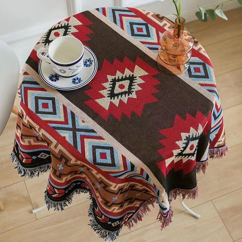 Nimara Ritual Geometric Warm Comfortable Camping Home Office Bed Blanket