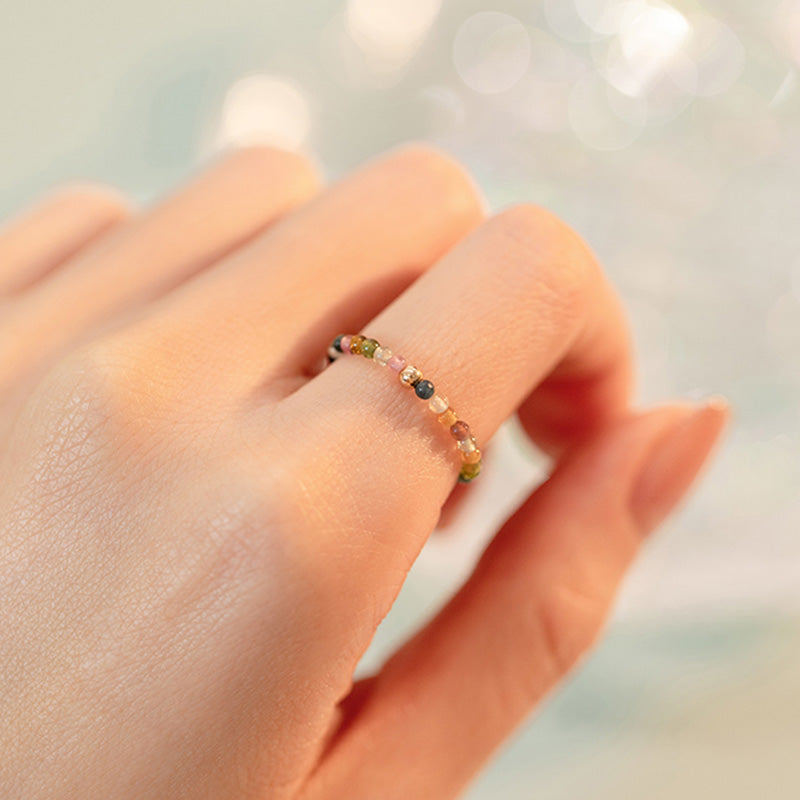 Nimara Ritual Natural Tourmaline Positive Love Ring