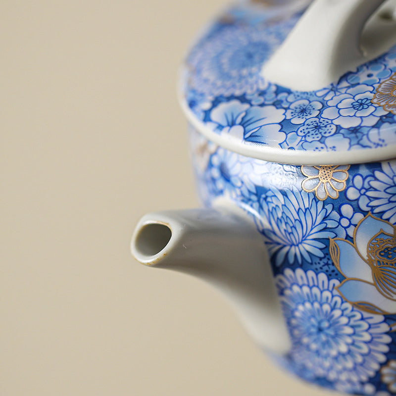 Nimara Ritual Lotus Chrysanthemum Plum Blossom Flower Teacup Kung Fu Tea Cup Teapot